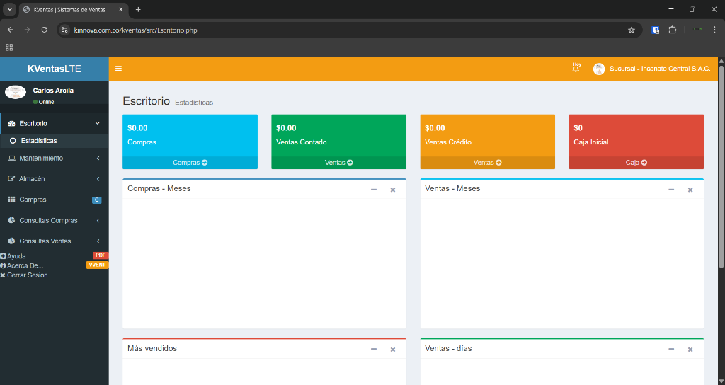 Dashboard y Estadísticas